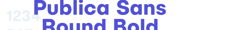 Publica Sans Round Bold