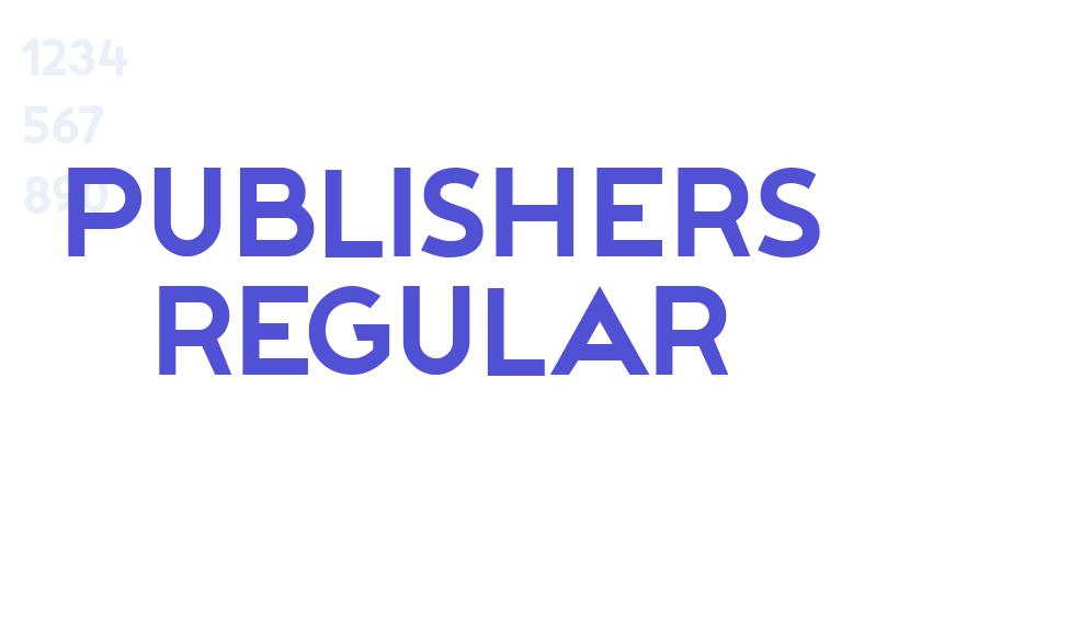 Publishers Regular-font-download