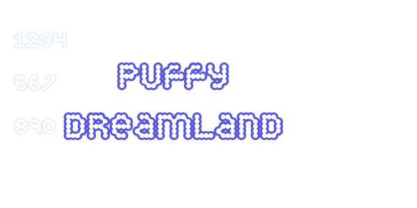 Puffy Dreamland font free