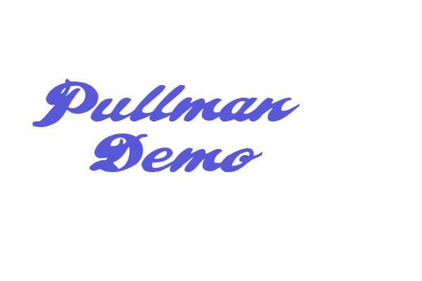 Pullman  Demo Font