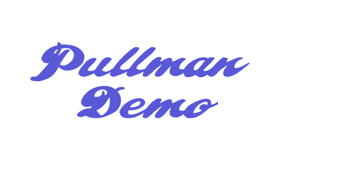 Pullman  Demo Font Download