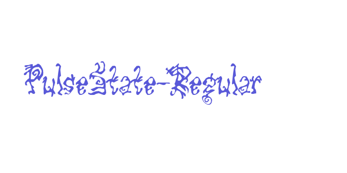 PulseState-Regular Font Download