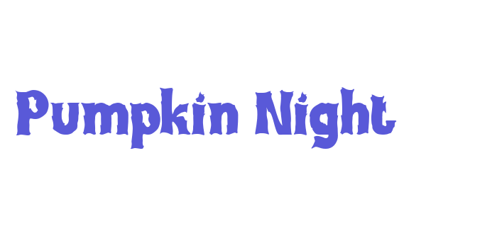 Pumpkin Night Font Download