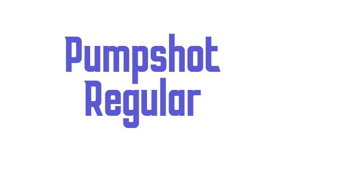 Pumpshot Regular Font