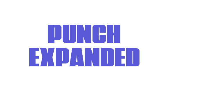 Punch Expanded Font Download