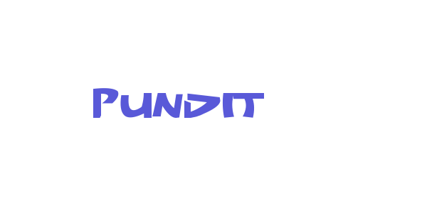 Pundit font