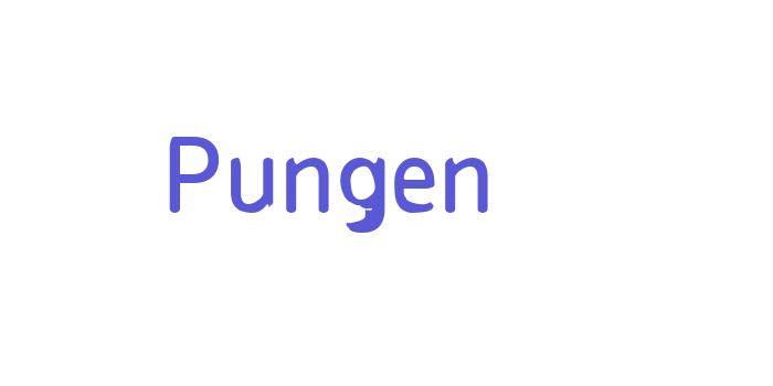 Pungen Font