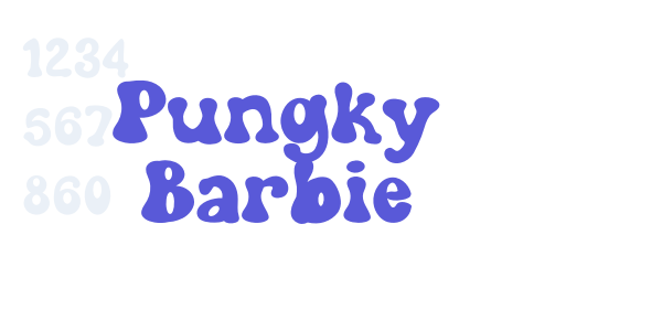 Pungky Barbie font