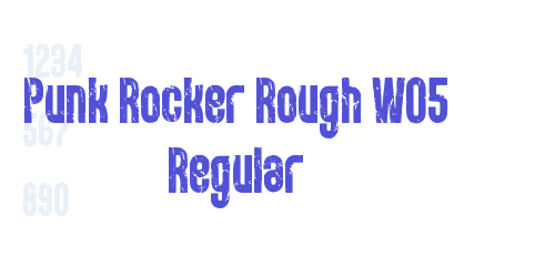 Punk Rocker Rough W05 Regular-font-download