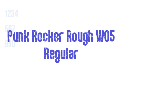 Punk Rocker Rough W05 Regular