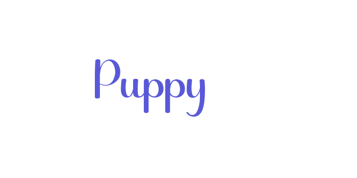 Puppy Font