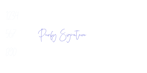 Purify Signature-font-download