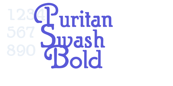 Puritan Swash Bold font free