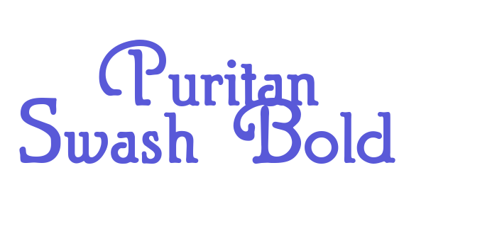 Puritan Swash Bold Font Download