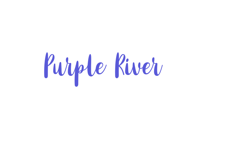 Purple River Font Download