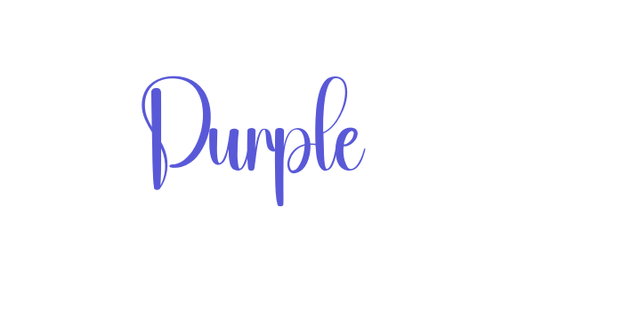 Purple Font