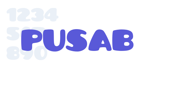 Pusab font