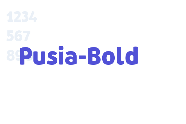Pusia-Bold