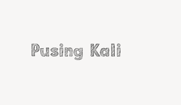 Pusing Kali Font