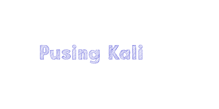 Pusing Kali Font Download