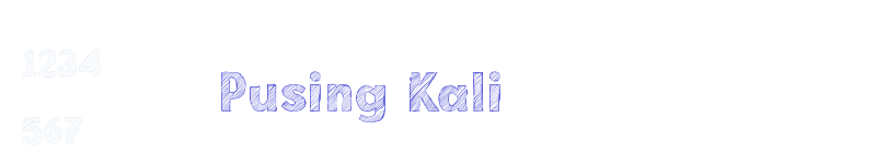 Pusing Kali-related font