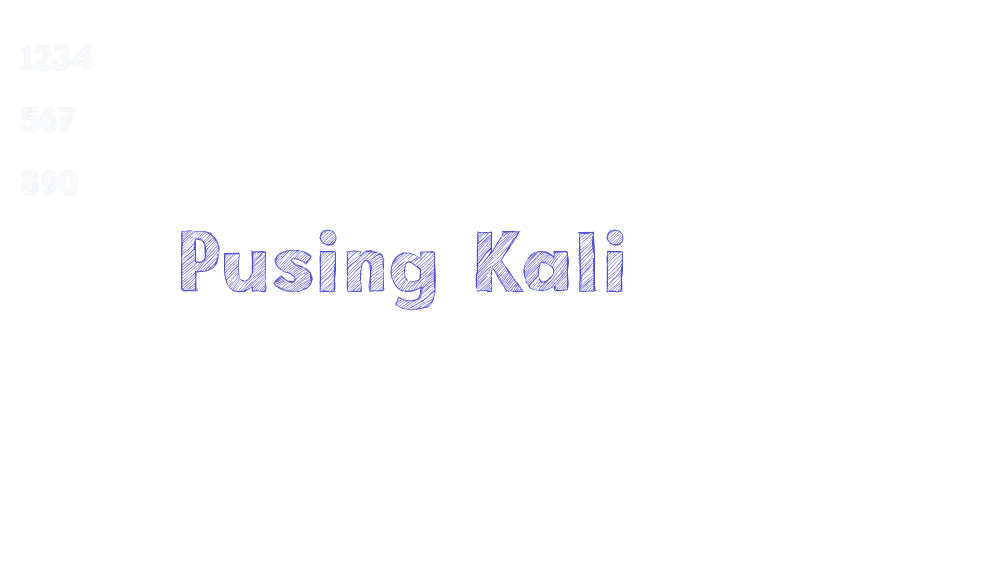 Pusing Kali-font-download