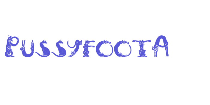 PussyfootA Font Download