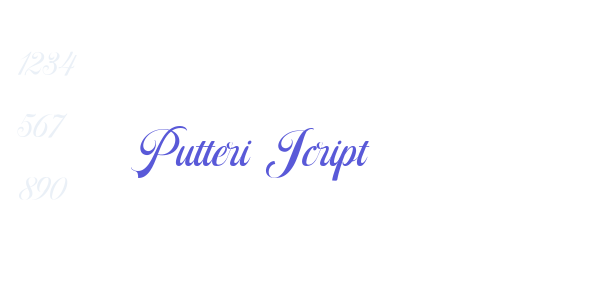 Putteri Script font free