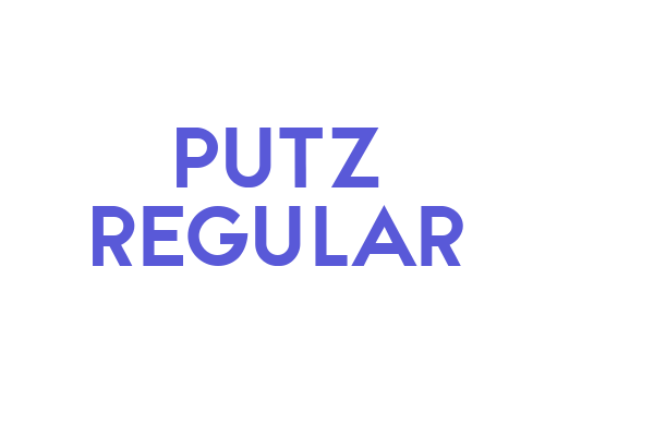 Putz Regular Font