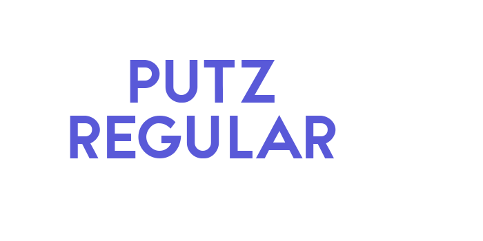 Putz Regular Font Download