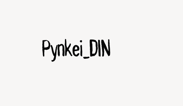 Pynkei_DIN Font