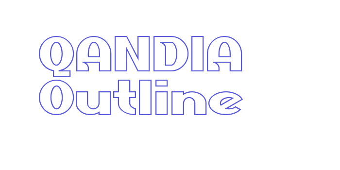 QANDIA Outline Font