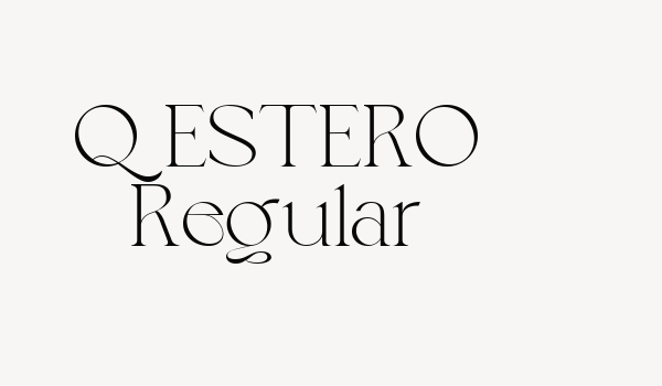 QESTERO Regular Font