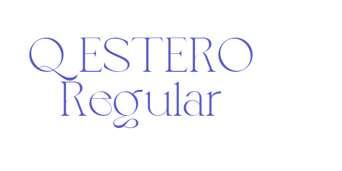 QESTERO Regular Font