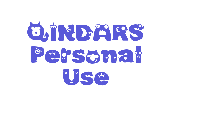 QINDARS Personal Use Font Download