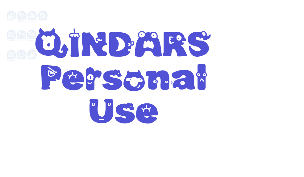 QINDARS Personal Use-font-download