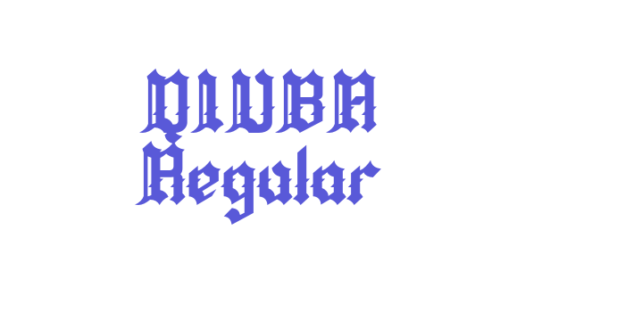 QIUBA Regular Font Download