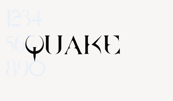 QUAKE Font