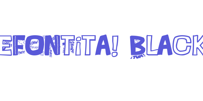 QUEFONTita!-Black Font