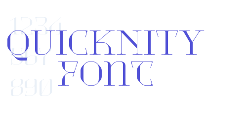 QUICKNITY Font-font-download