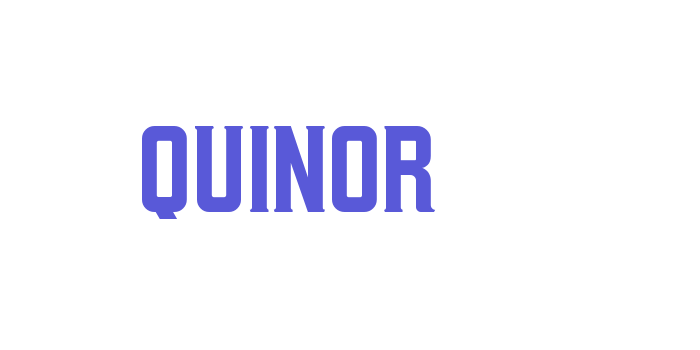 QUINOR Font