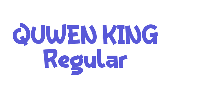 QUWEN KING Regular Font Download