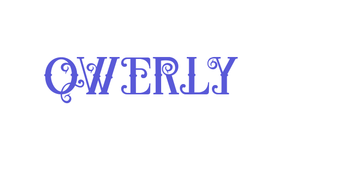 QWERLY Font