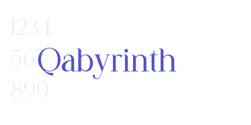 Qabyrinth-font-download