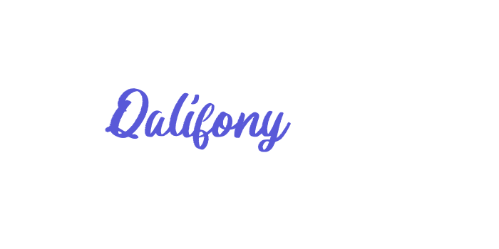 Qalifony Font Download