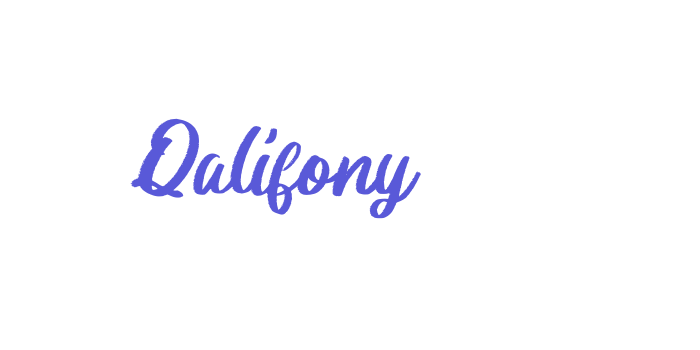 Qalifony Font