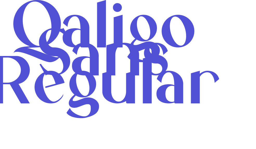 Qaligo Sans Regular-font-download