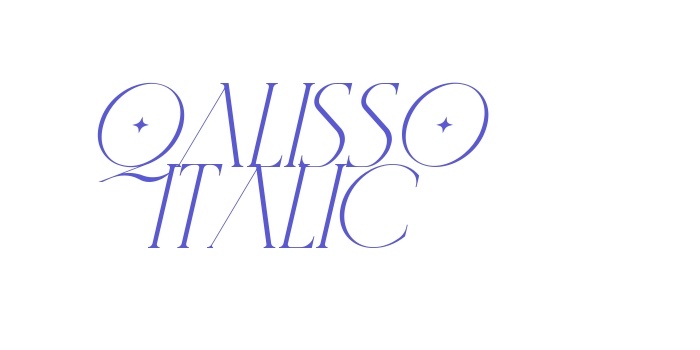 Qalisso Italic Font Download