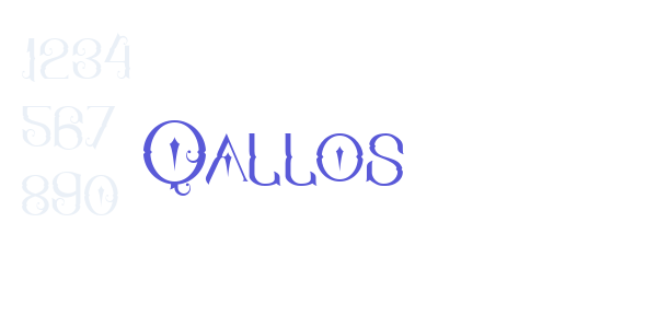 Qallos font free