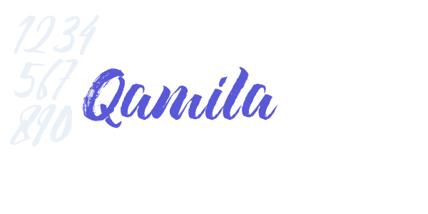 Qamila font